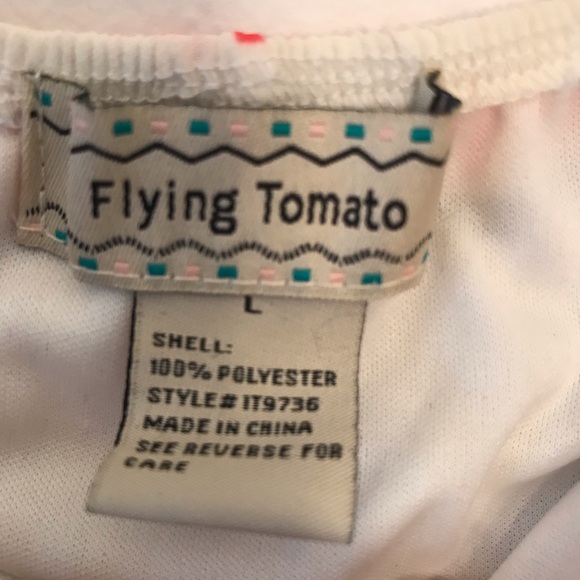 Flying Tomato flowing off the shoulder top - Picture 7 of 7